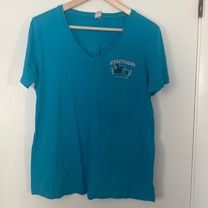 Turquoise short sleeve TShirt